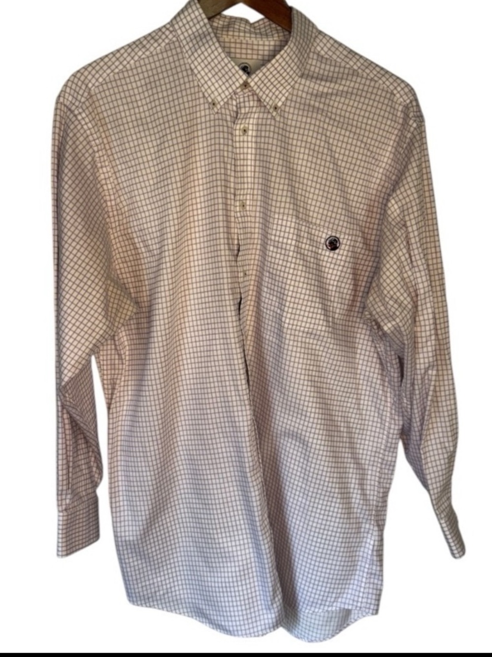 Southern Proper Men’s Purple & White Long Sleeve Button Down Dress Shirt NWOT L